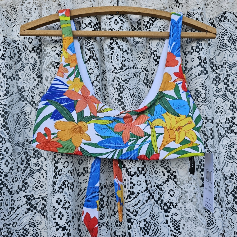 Hurley Flower Bikini Top